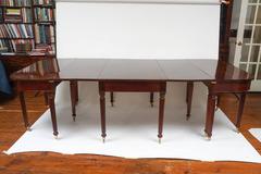 Sheraton Mahogany Extending Dining Table, Boston, Massachusetts, circa 1810
