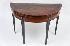 Demi-Lune Console-Form Games Table, Vienna, Austria, circa 1810