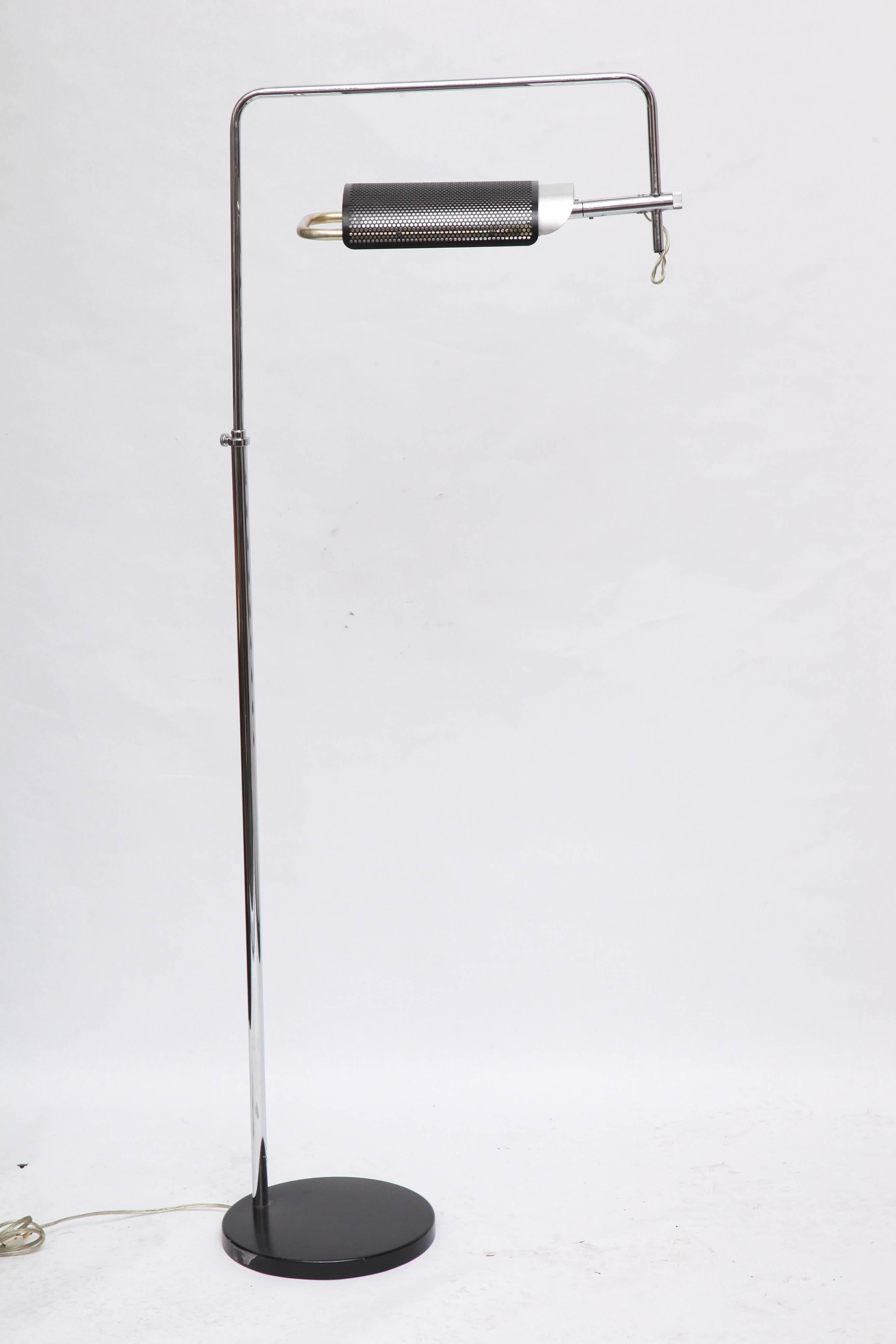 American Robert Sonneman Articulated Floor Lamp Mid Century Modern 1970's