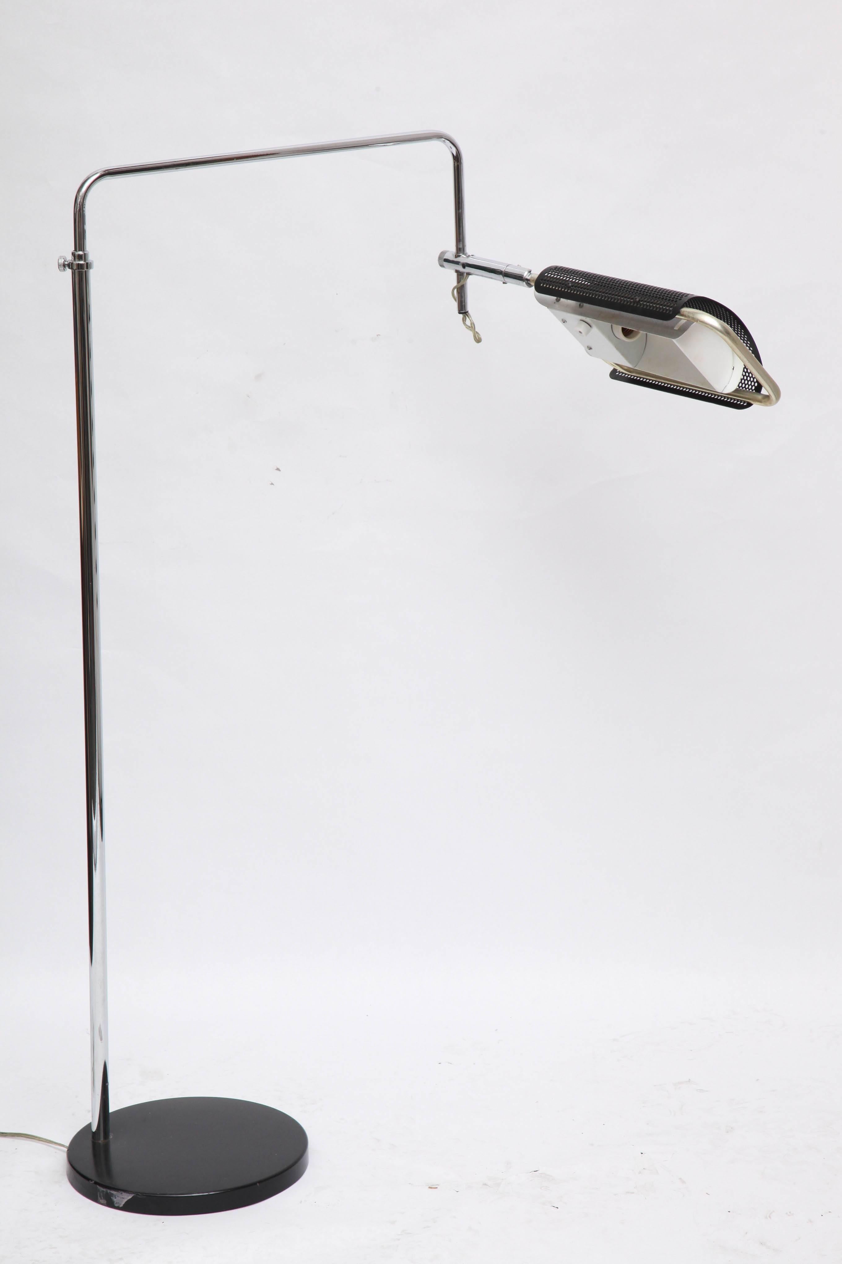 Robert Sonneman Articulated Floor Lamp Mid Century Modern 1970's 2