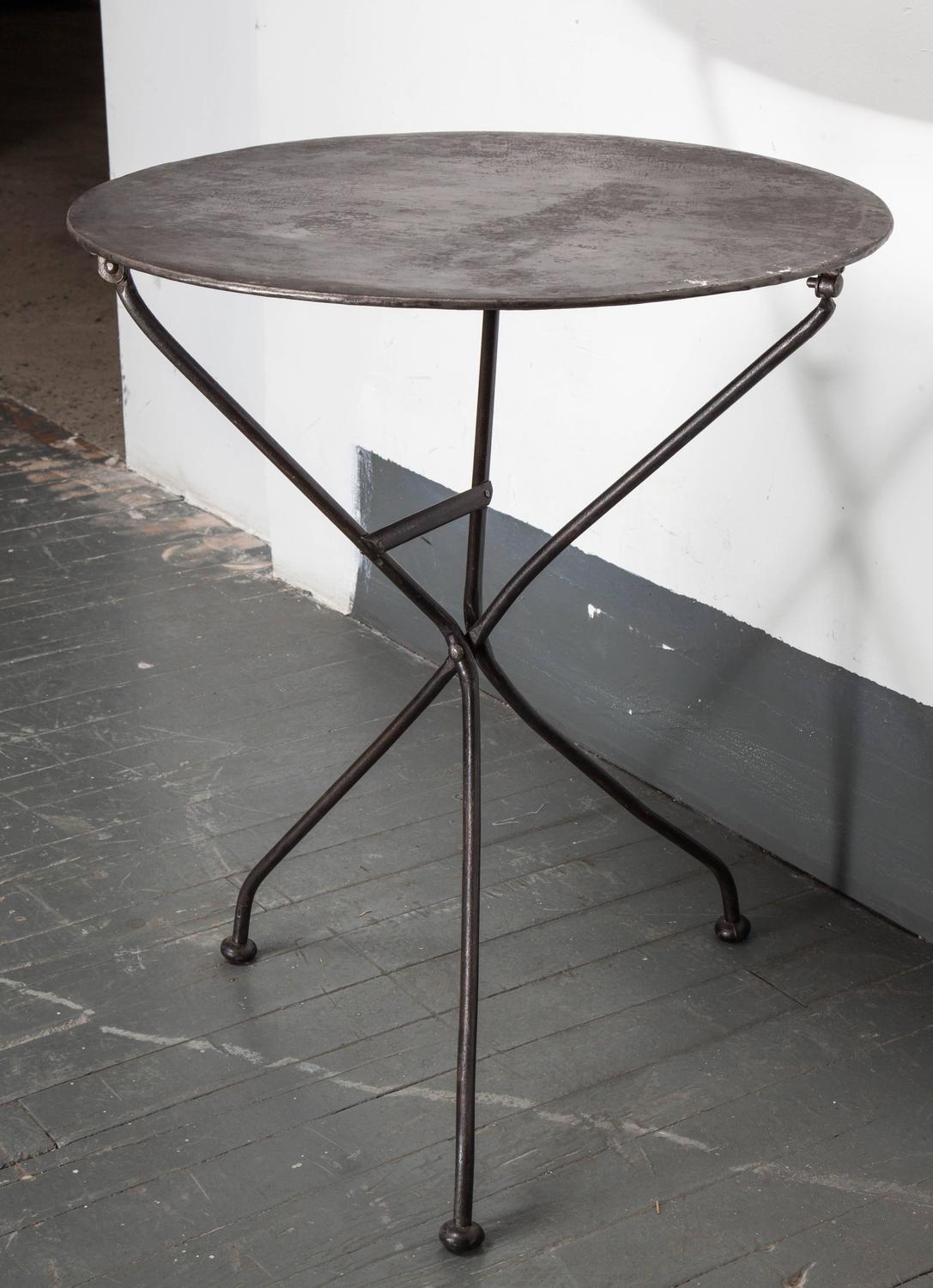 French Metal Folding Table at 1stdibs