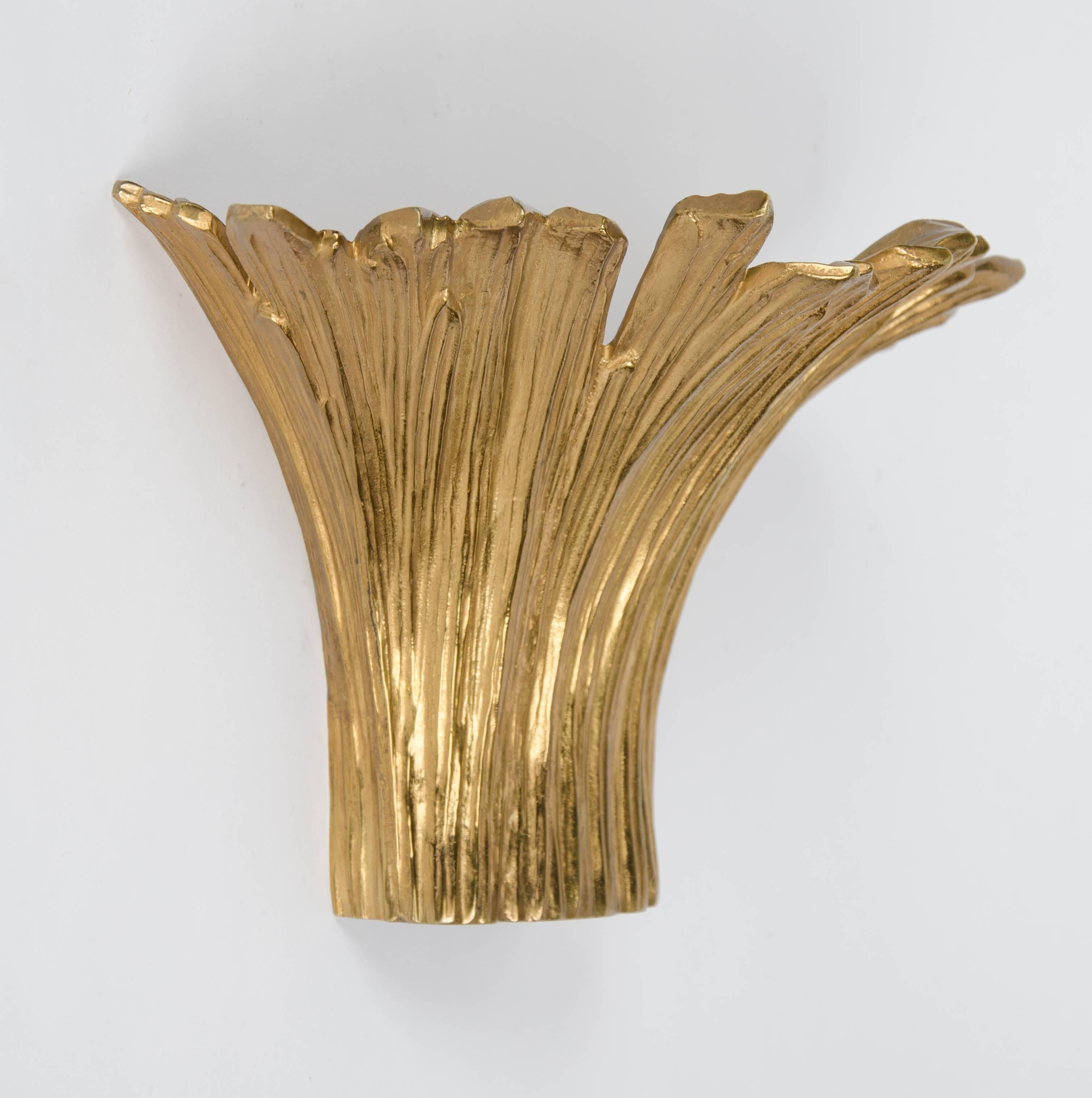 French set of 3 Maison Charles Cascade sconces