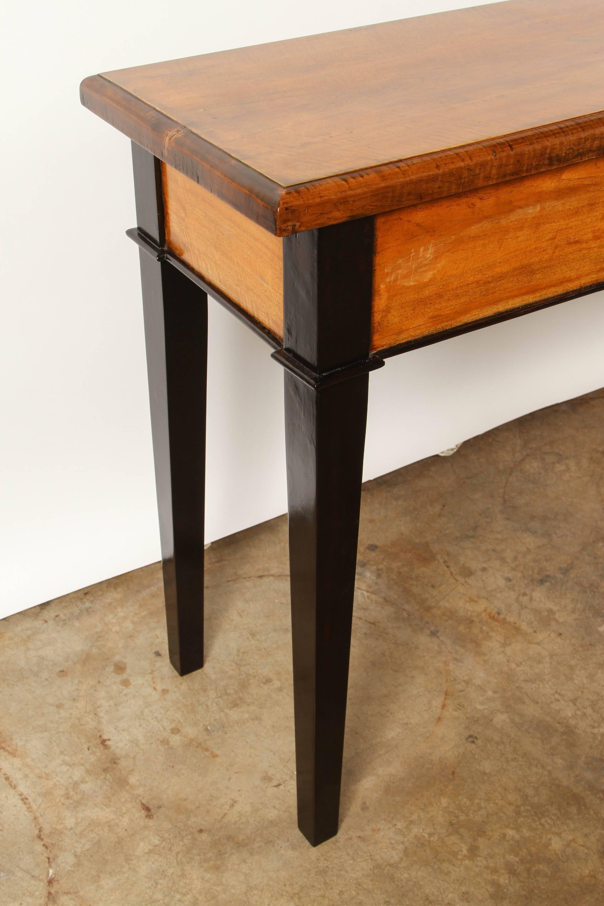 French Colonial Vietnamese Tigerwood Console 2