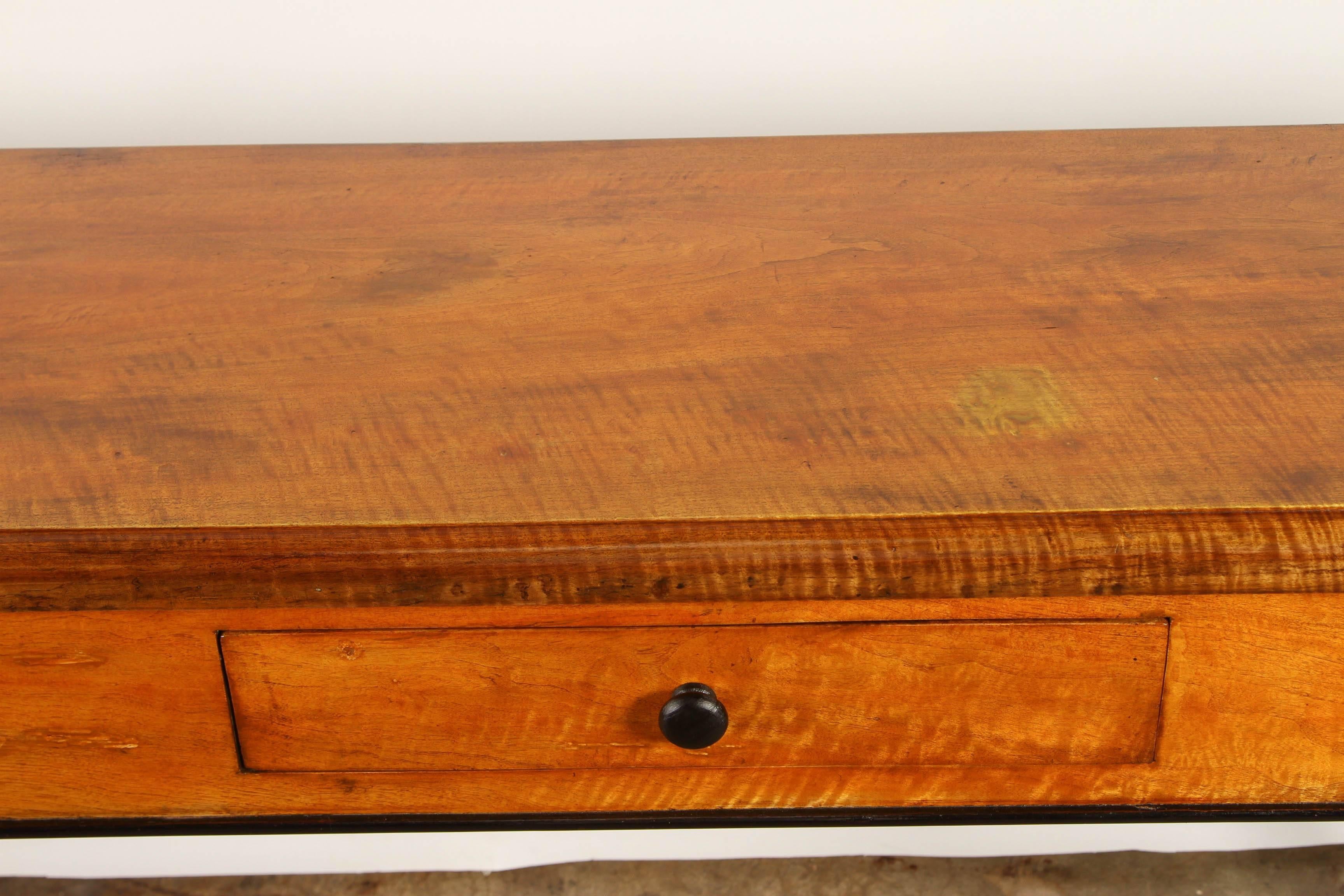 French Colonial Vietnamese Tigerwood Console 3