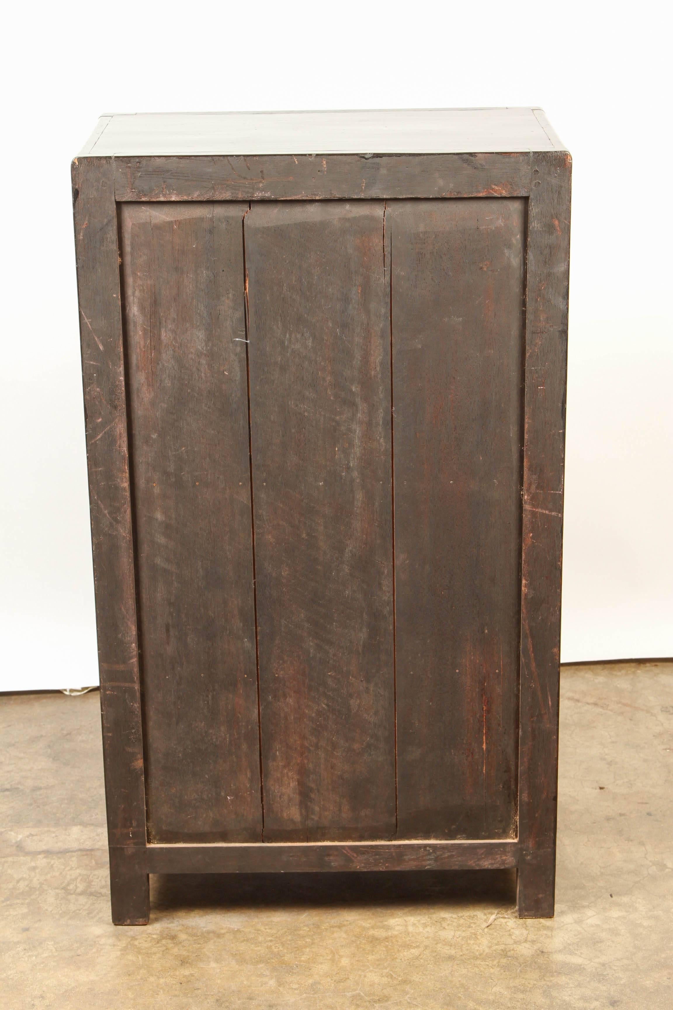 French Colonial Rosewood and Mother-of-Pearl Inlaid Cabinet 3