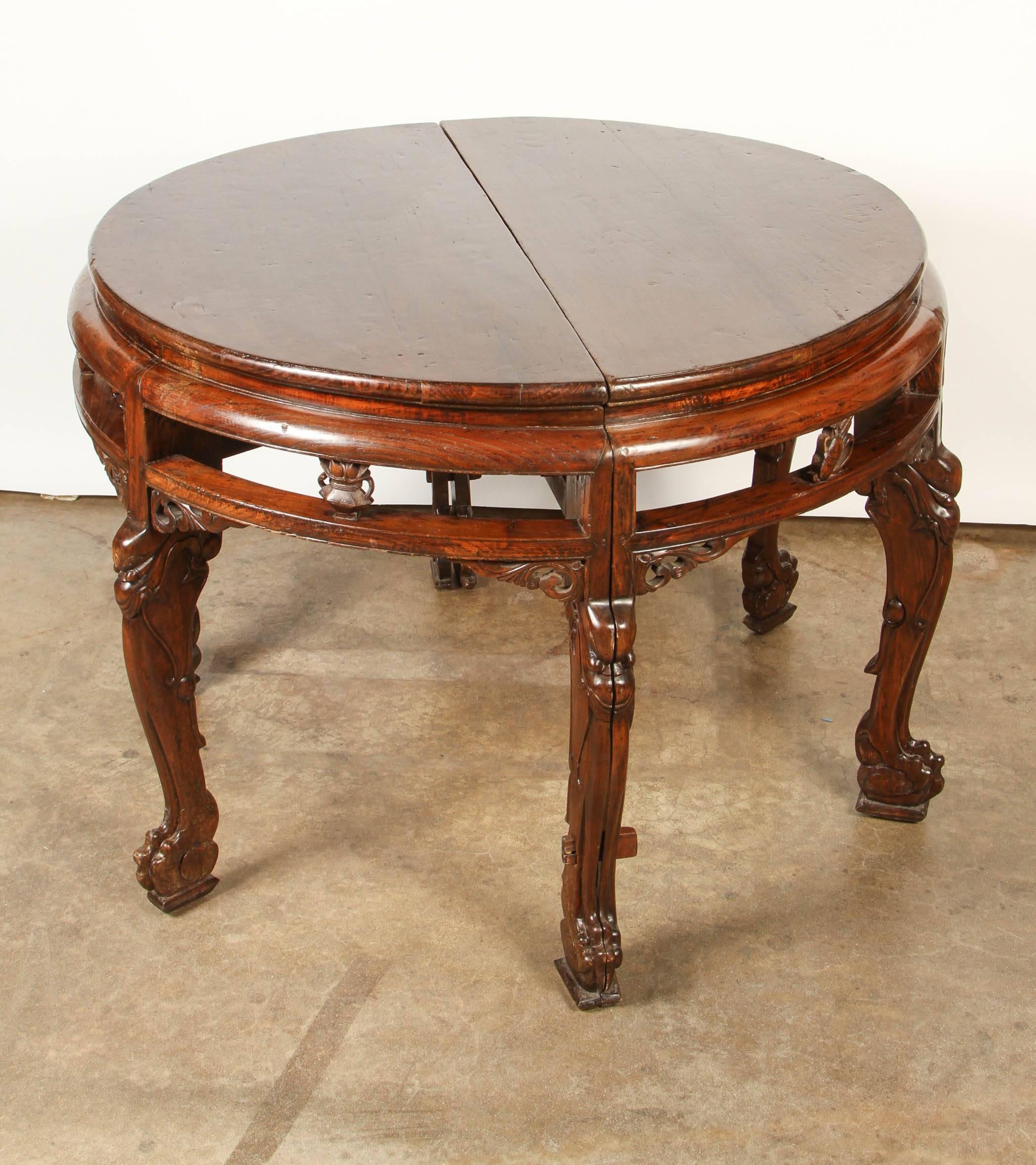 Chinese Center table or Pair of Demi Lunes 3