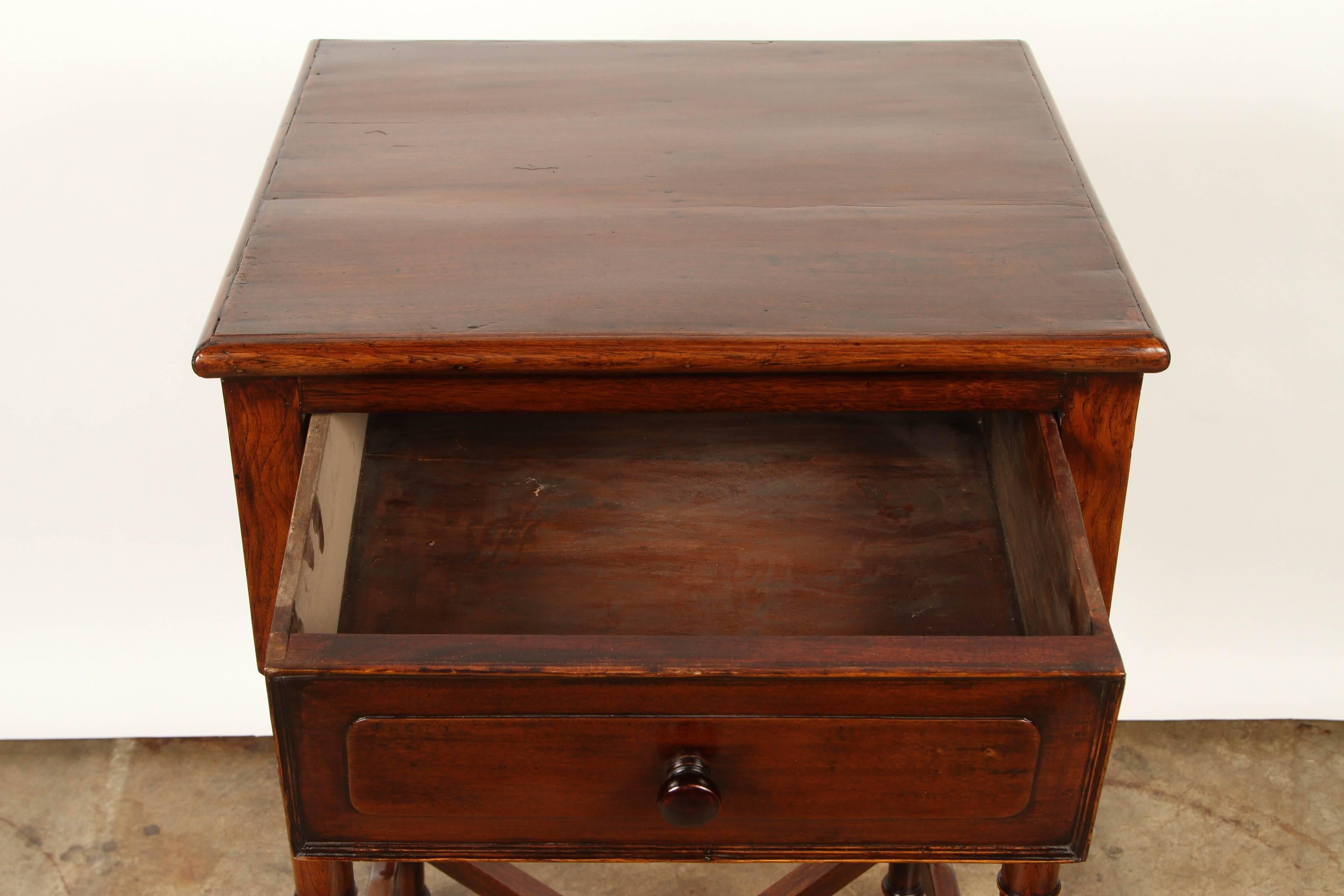 19th Century French Colonial Vietnamese Rosewood Sidetable