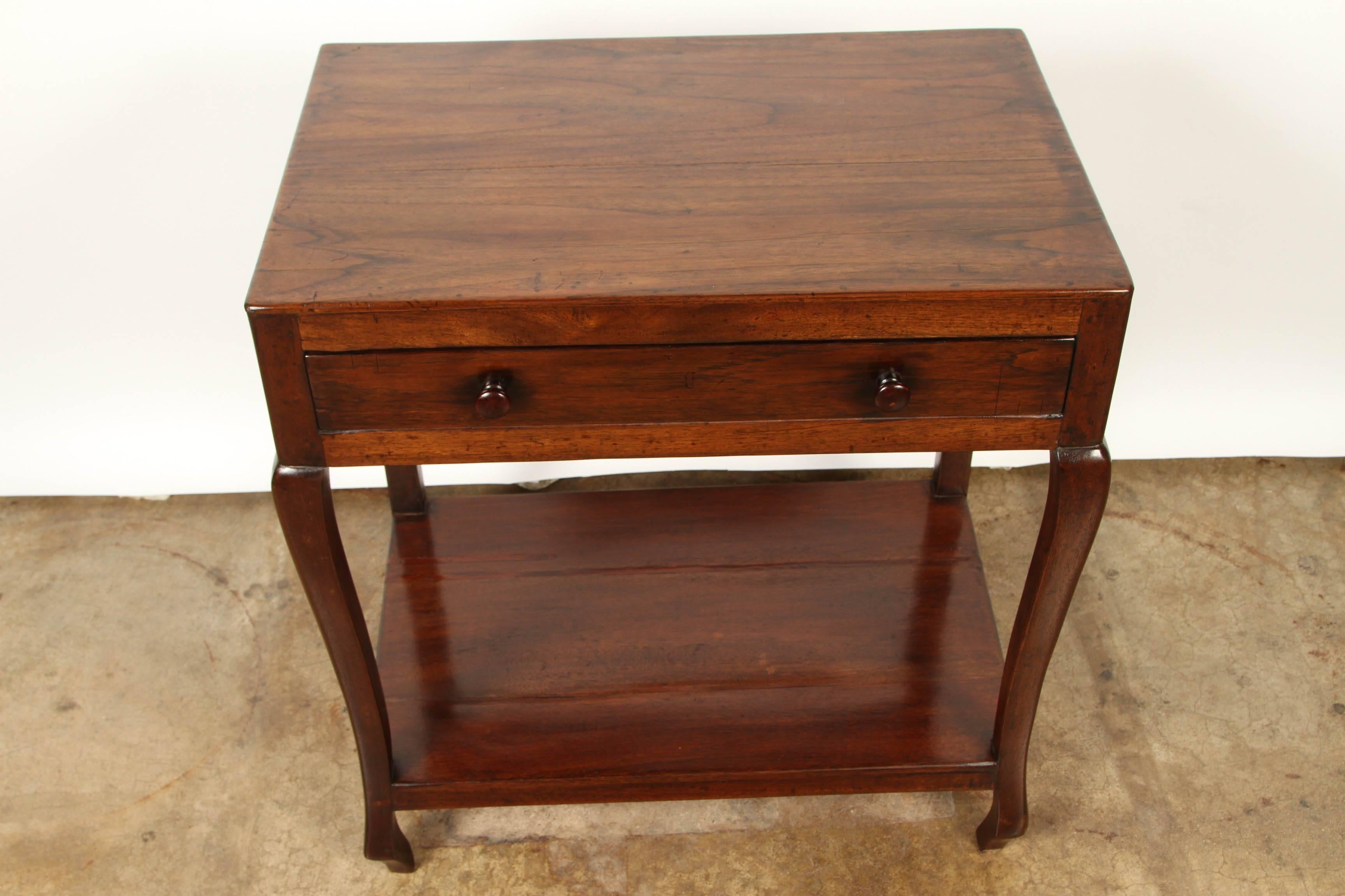 French Colonial Vietnamese Rosewood Sidetable In Good Condition In Pasadena, CA