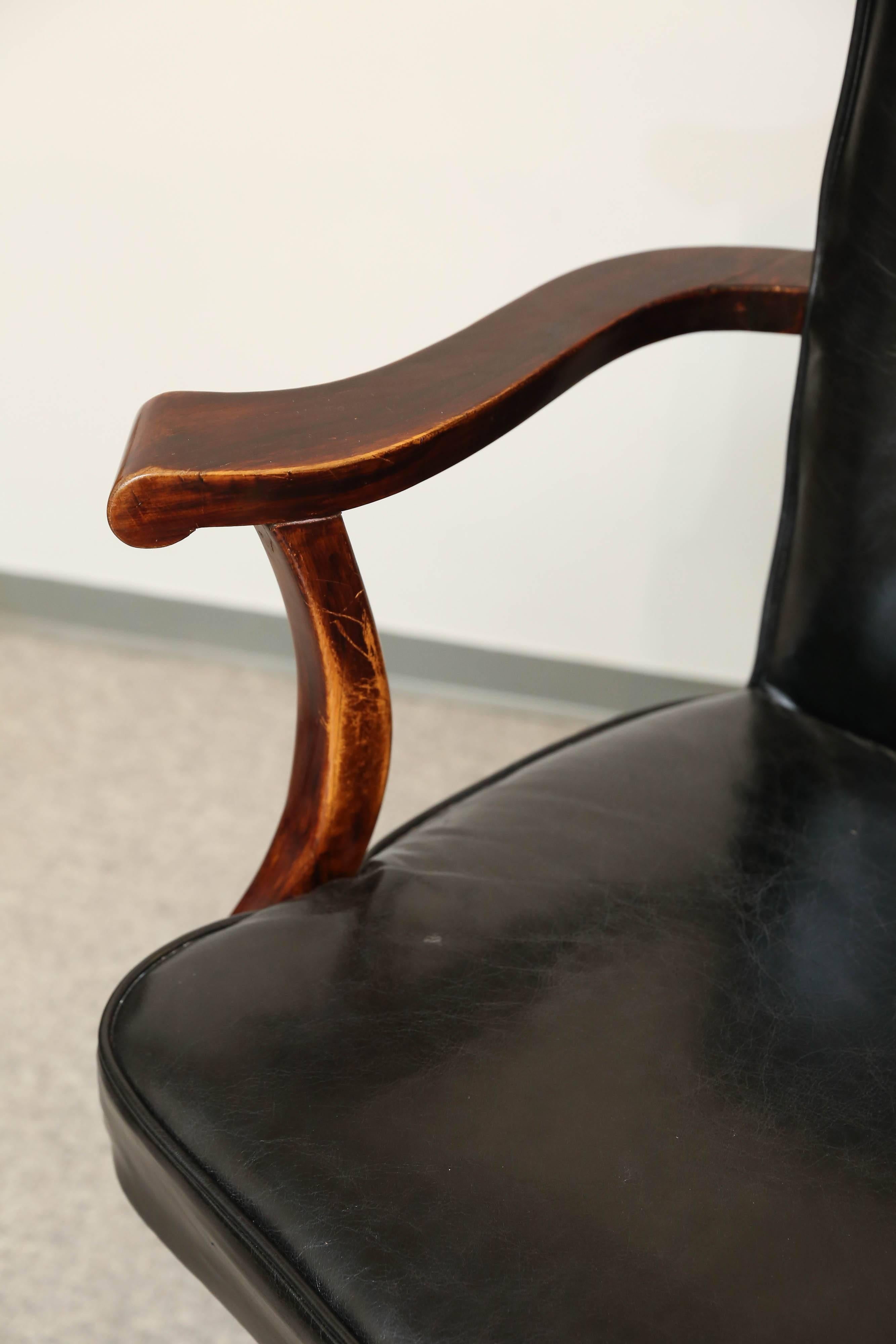art deco desk chair