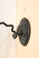 Pair of 19th Century Herculaneum Style Bracket Oil Lamps