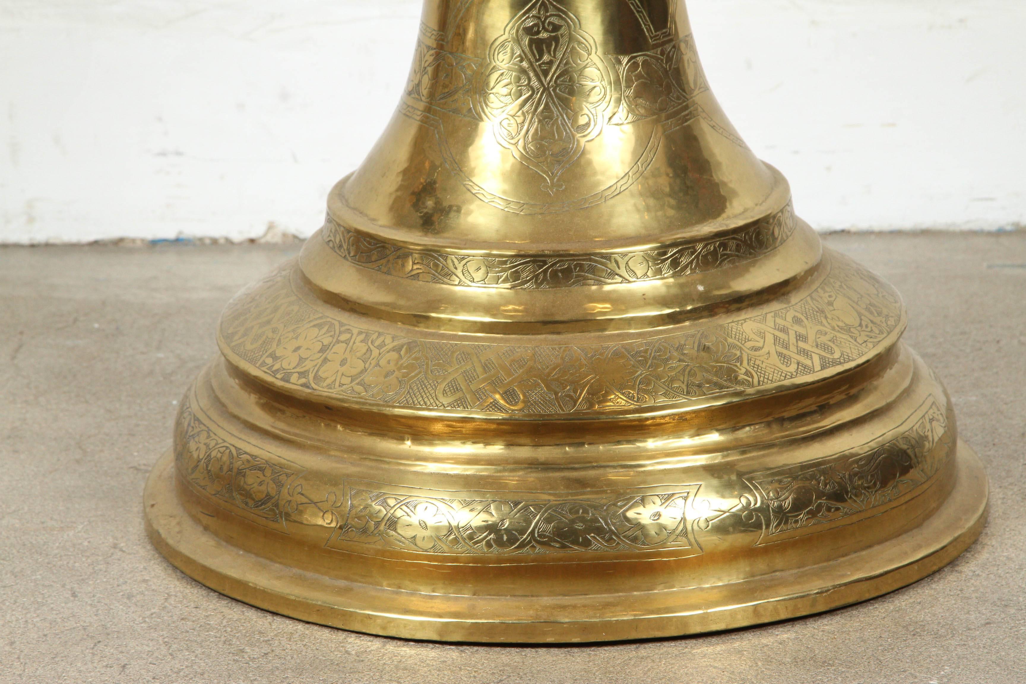 turkish brass brazier