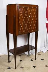 1930s Rio Rosewood Cabinet with a Brace Decor