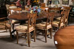 Ralph Lauren Scroll Pedestal Base Jack Phillips Design Caroline Dining Table