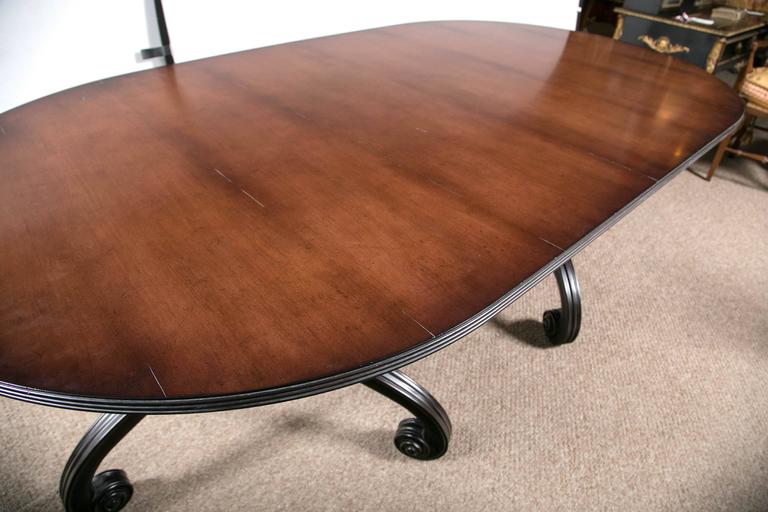 Scroll Base Dining Table For Sale at 1stdibs