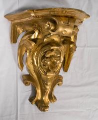 Pair of Italians 19th Century Giltwood Consoles