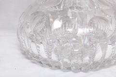 Victorian Sterling Silver-Mounted Zipper-Cut Wine Carafe