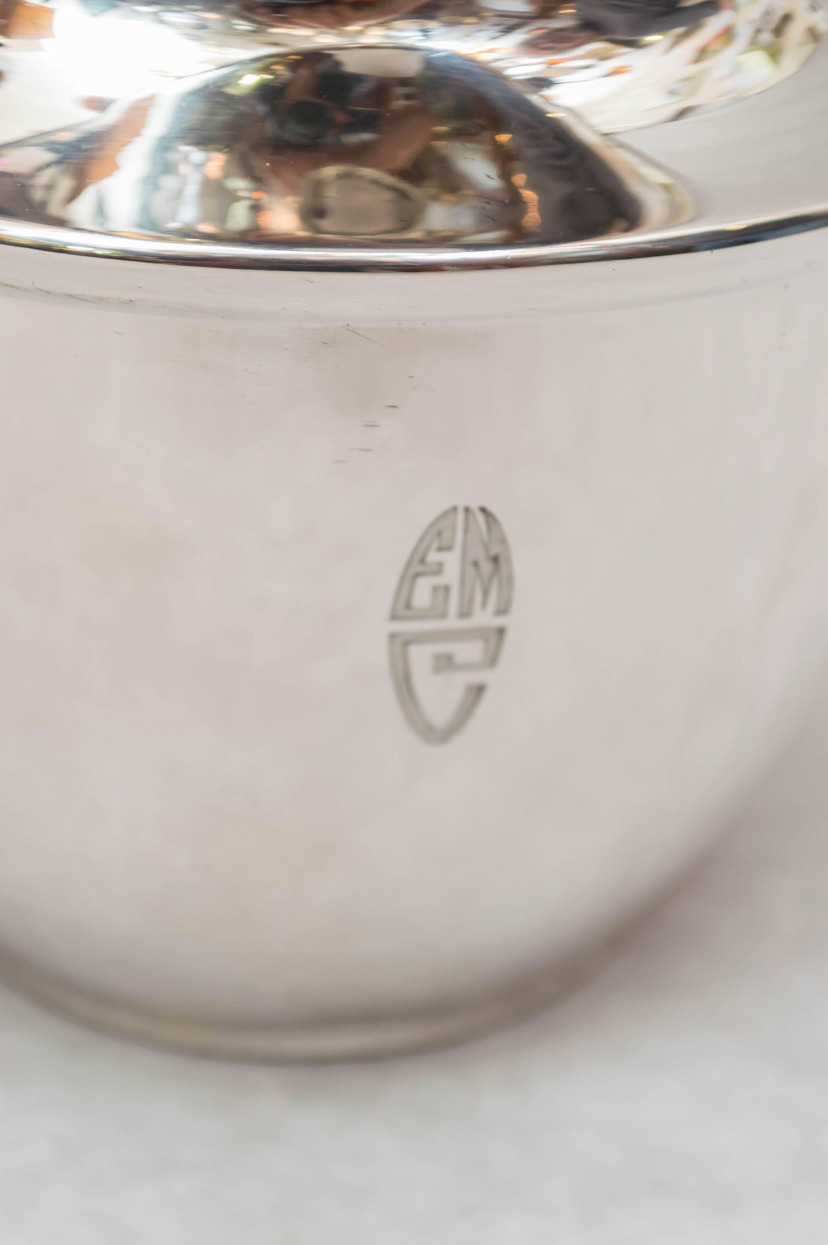 Early 20th Century Sterling Silver Pitcher, Shreve & Co. San Francisco, Dated Jan 4, 1921