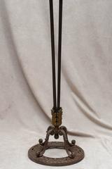 Wrought Iron & Hand Blown Glass Fish Bowl