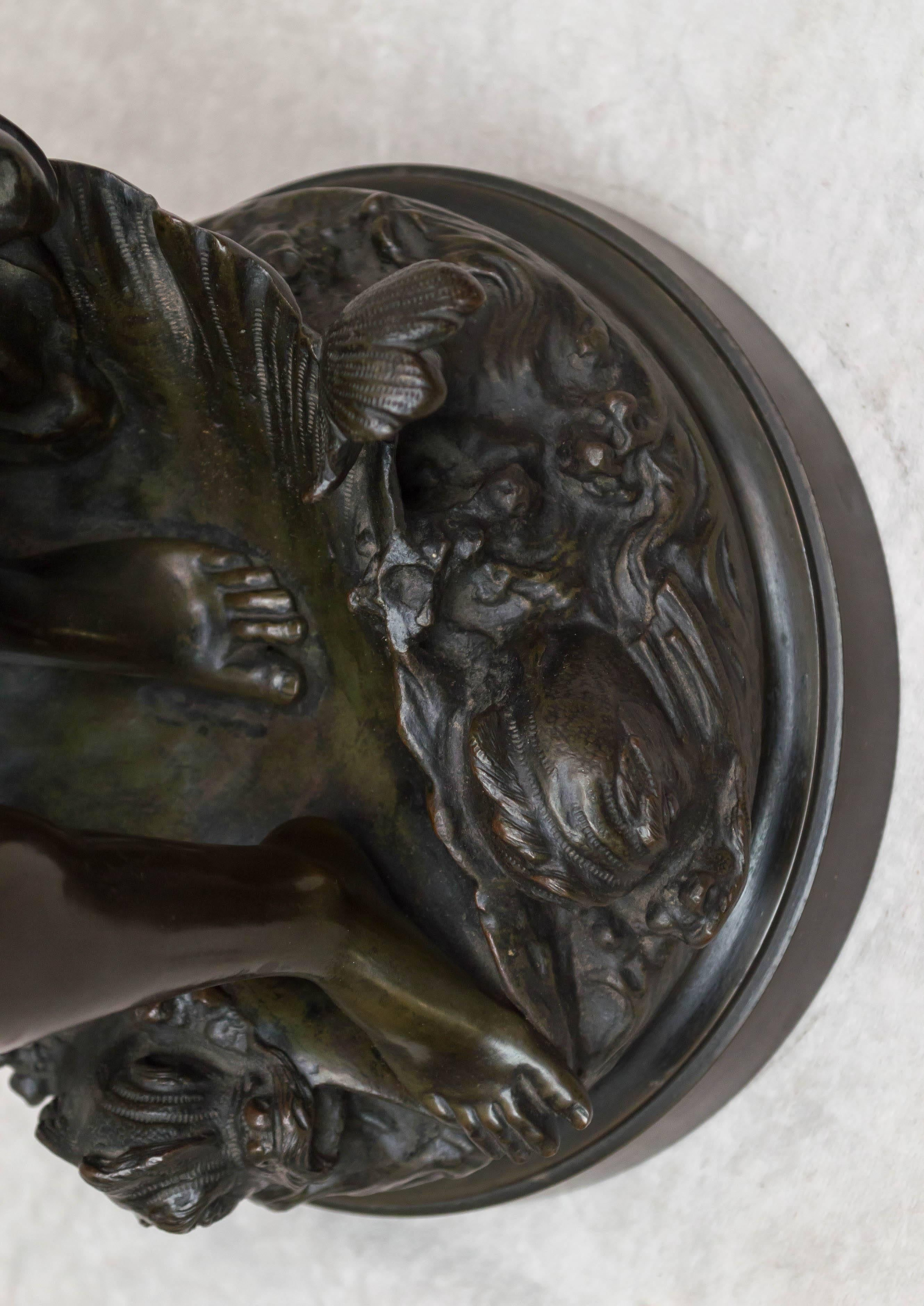 Belle Époque Bronze Figure of Salacia, Who Was Neptune's Wife, Artist Signed