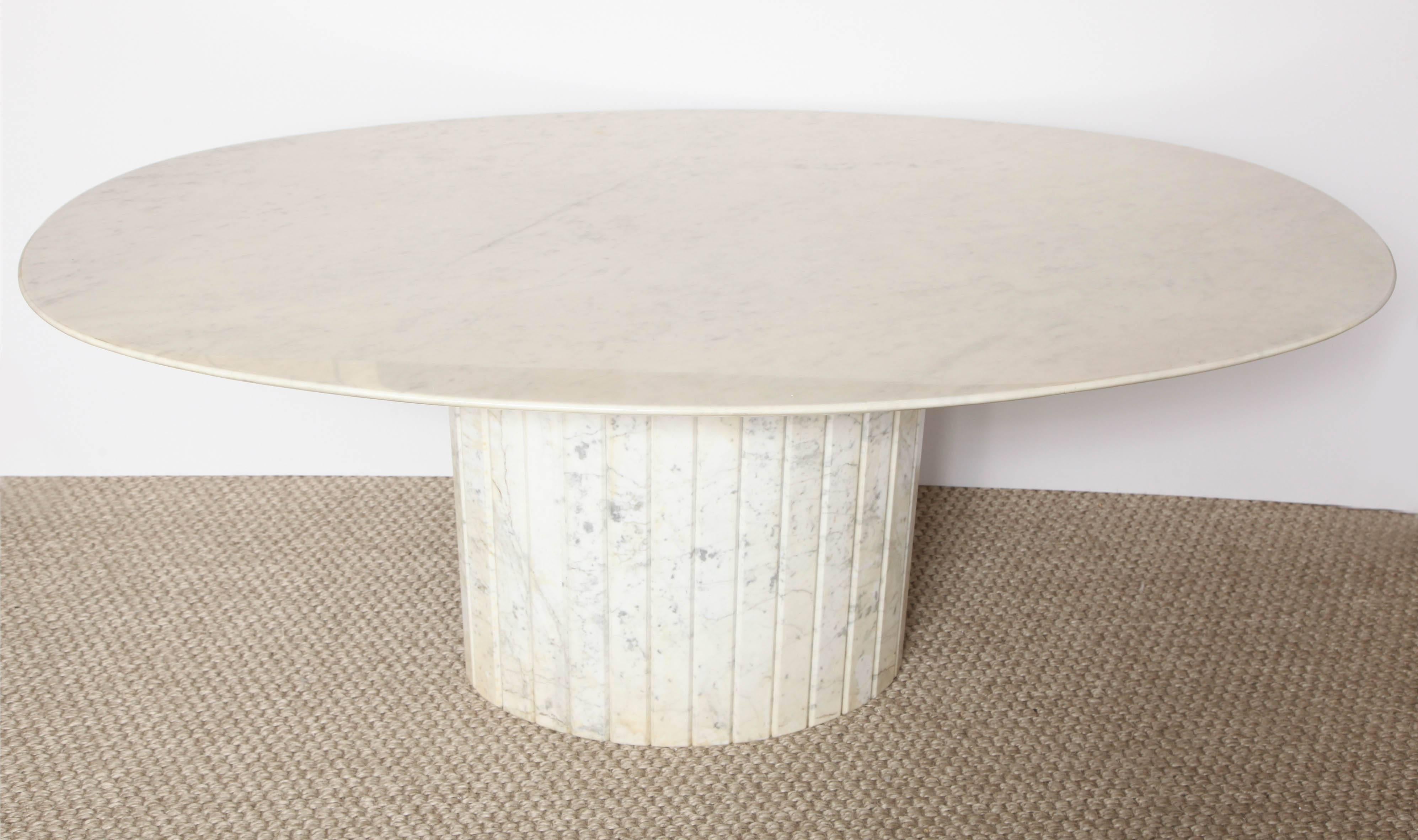 Oval Marble Dining Table 1