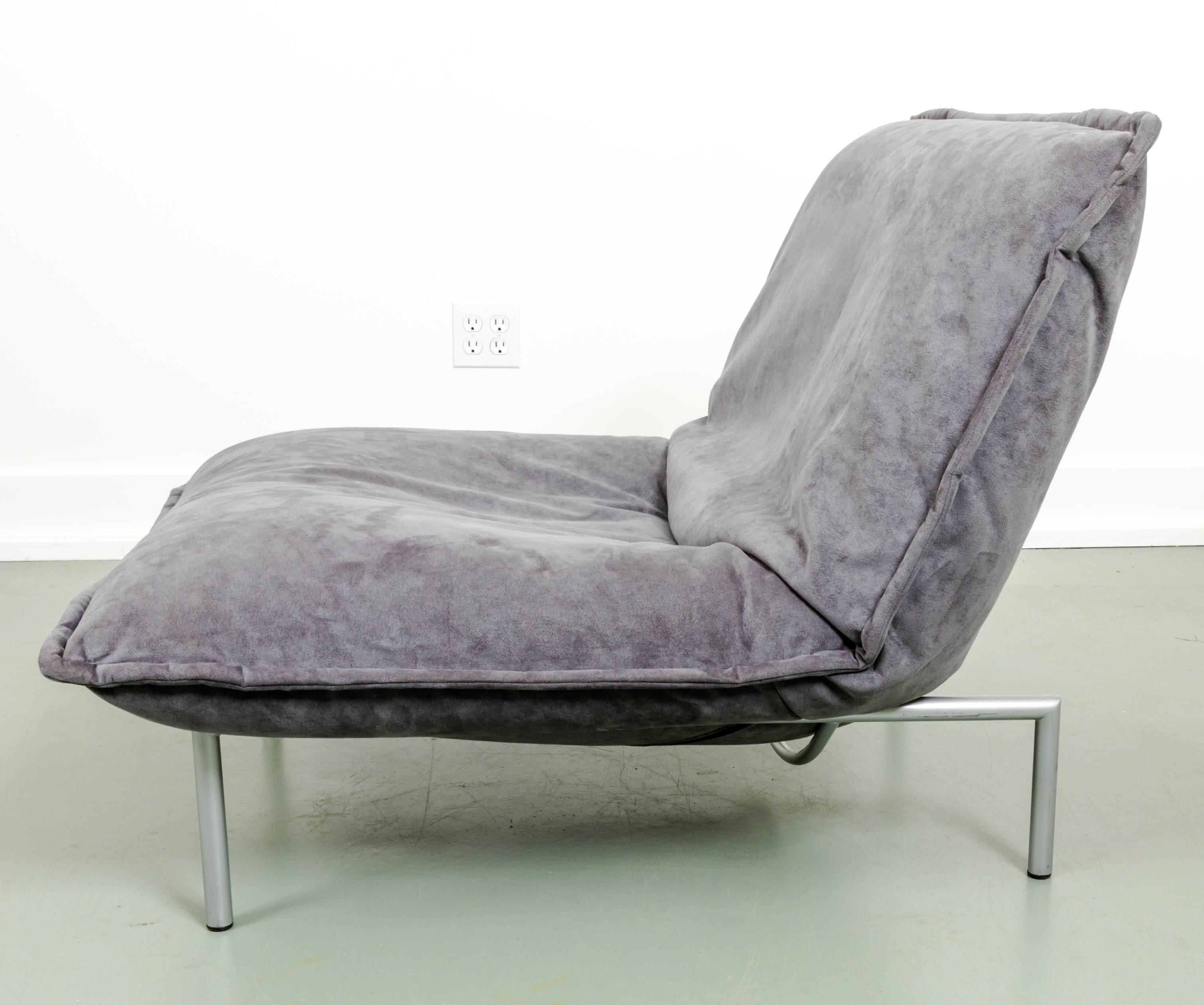 Aluminum Ligne Roset Modular Adjustable Backrest Lounge Set For Sale