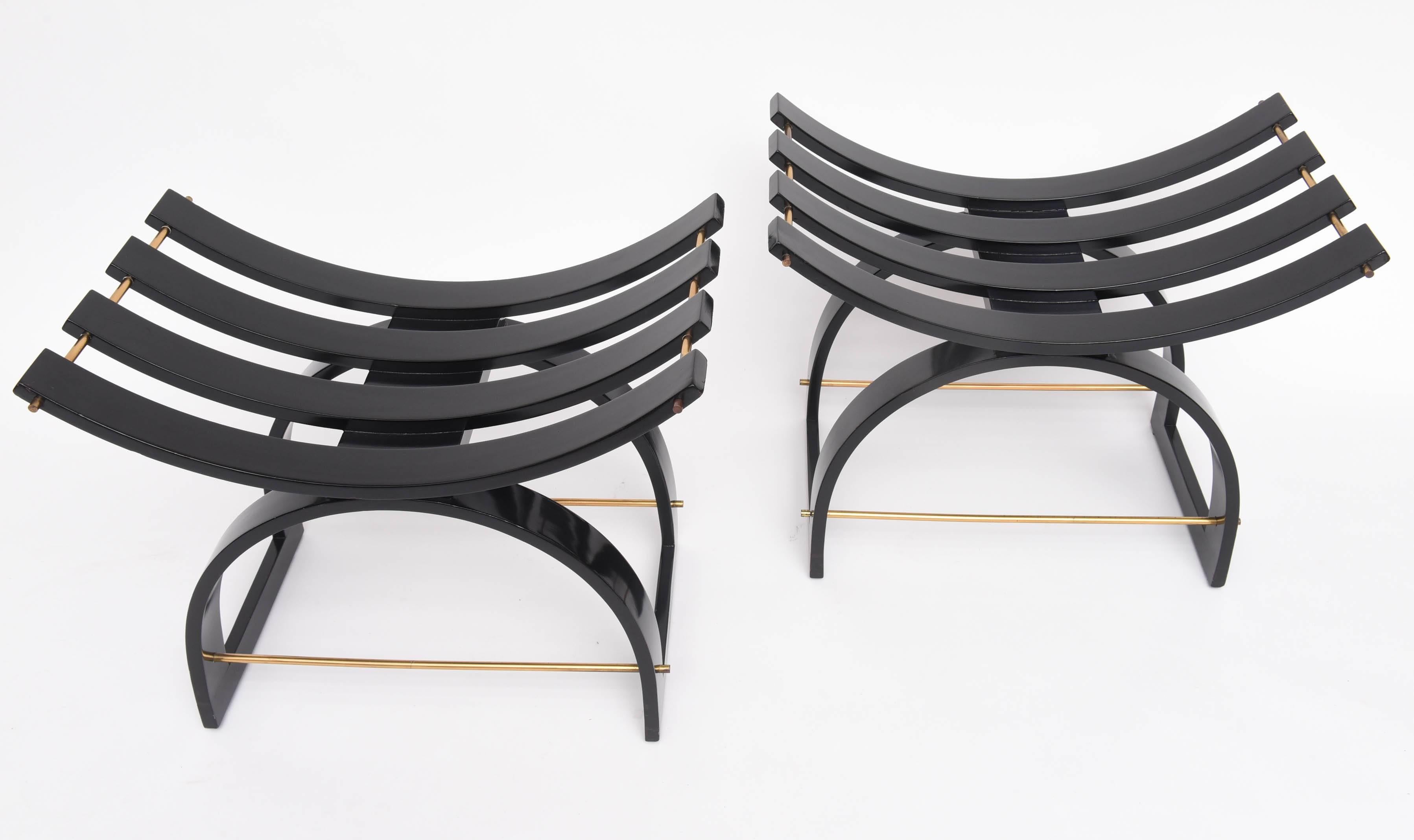 Pair of Harvey Probber bench's.
    