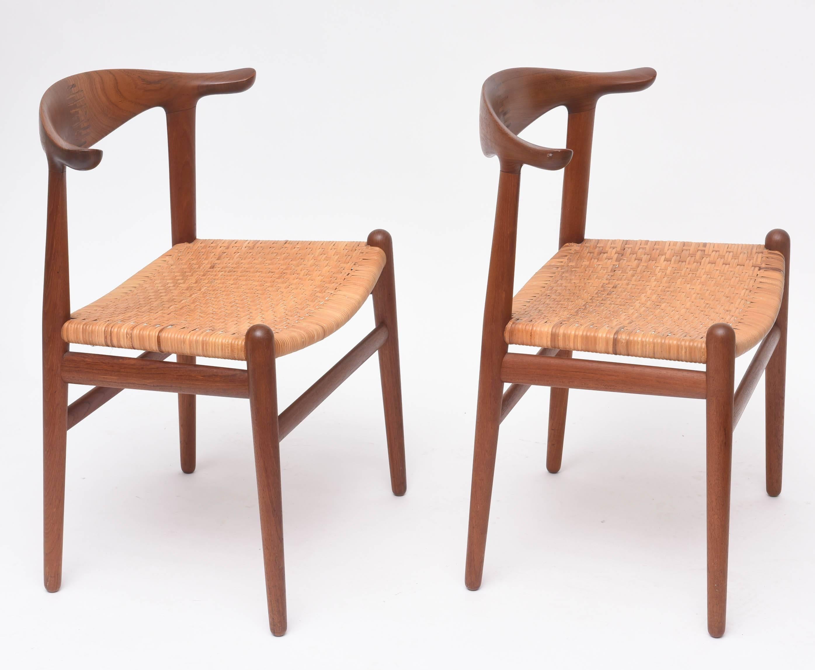 Hans Wegner Cow Horn Chairs For Sale 1