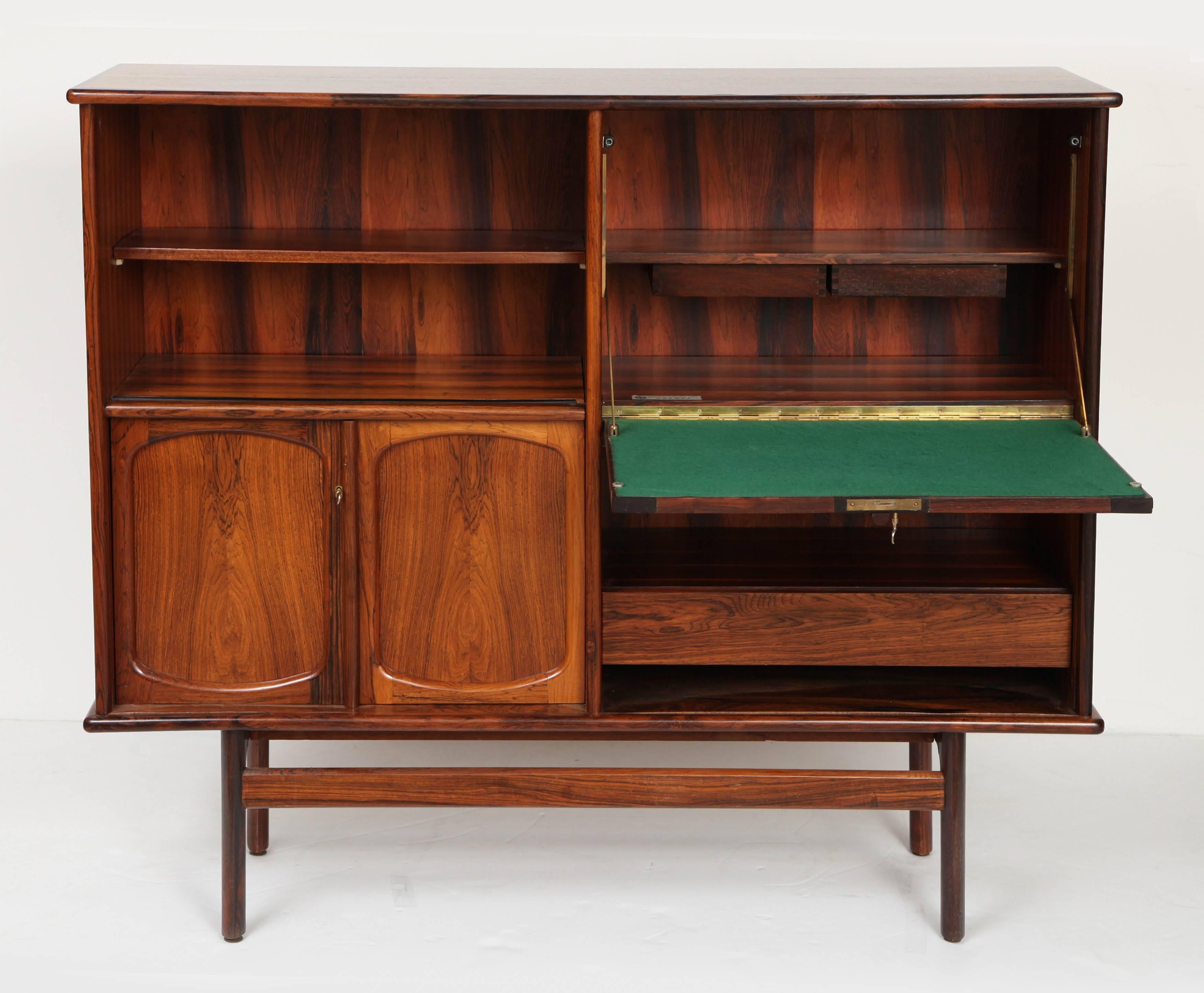 Rosewood Secretary by Berg For Sale 3