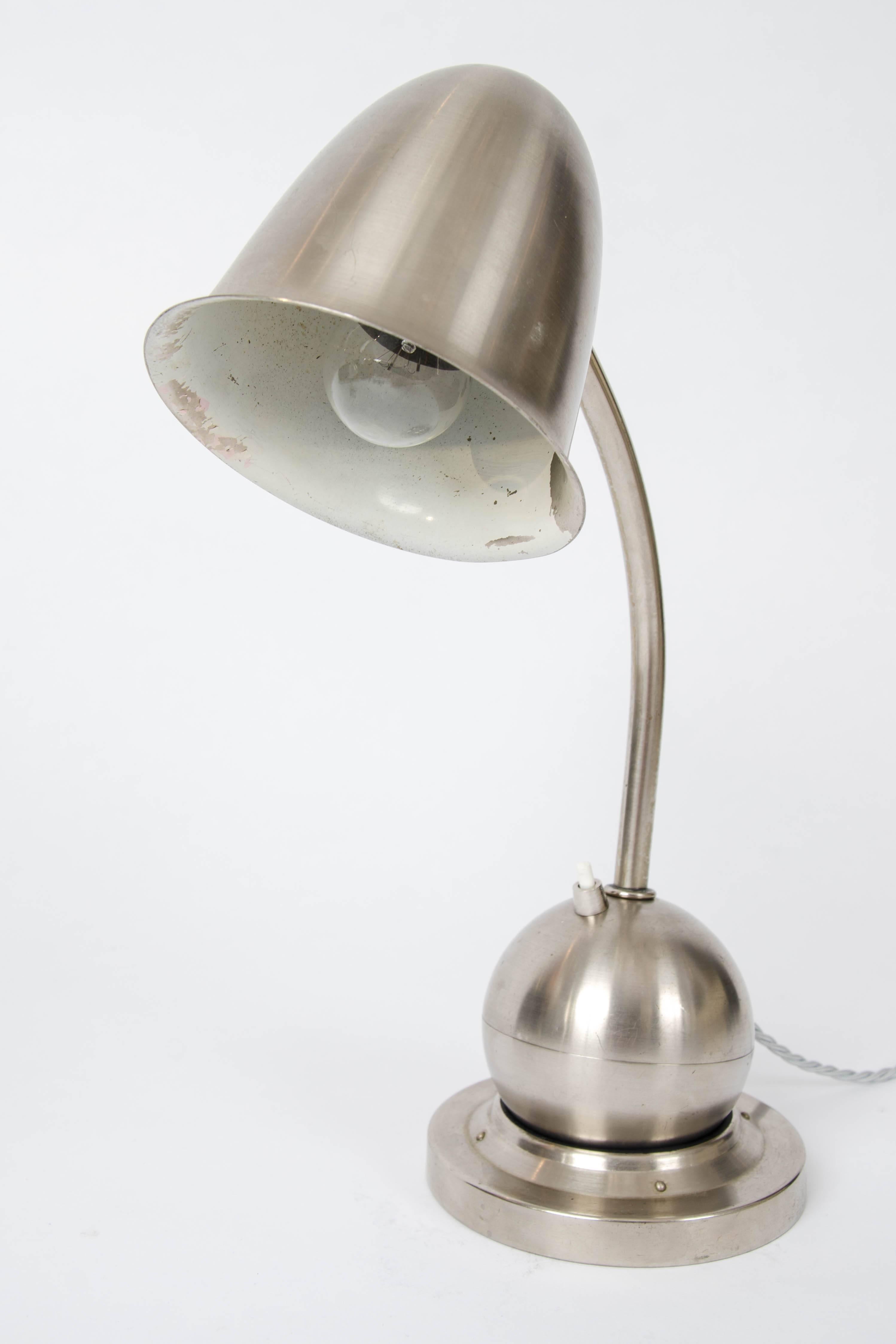 Pair of 1930's Dutch Table Lamps by Gispen, Daalderop  In Excellent Condition In London, GB
