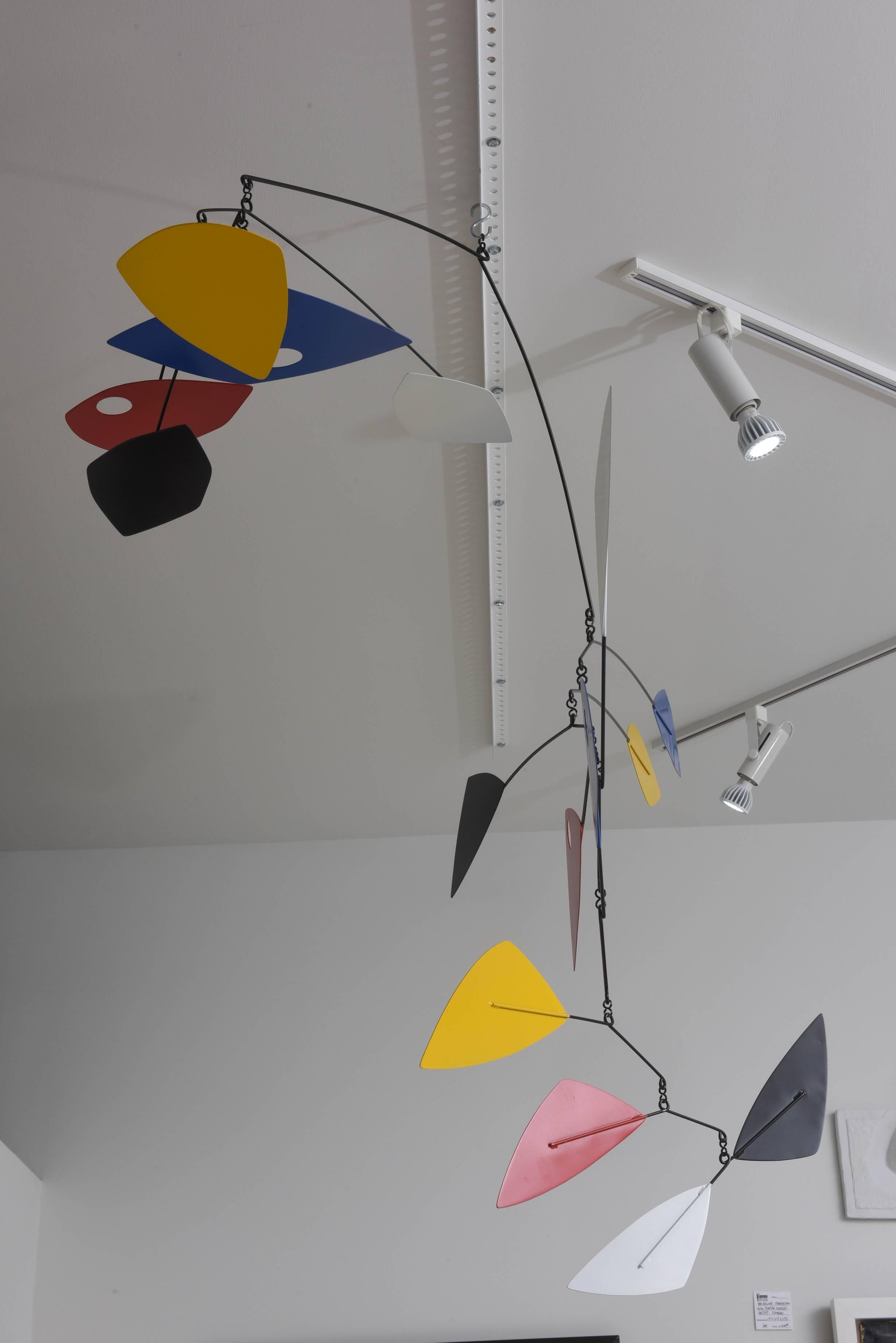 Multi-Colored Mobile in the Manner of Alexander Calder, American, 20th Century 1