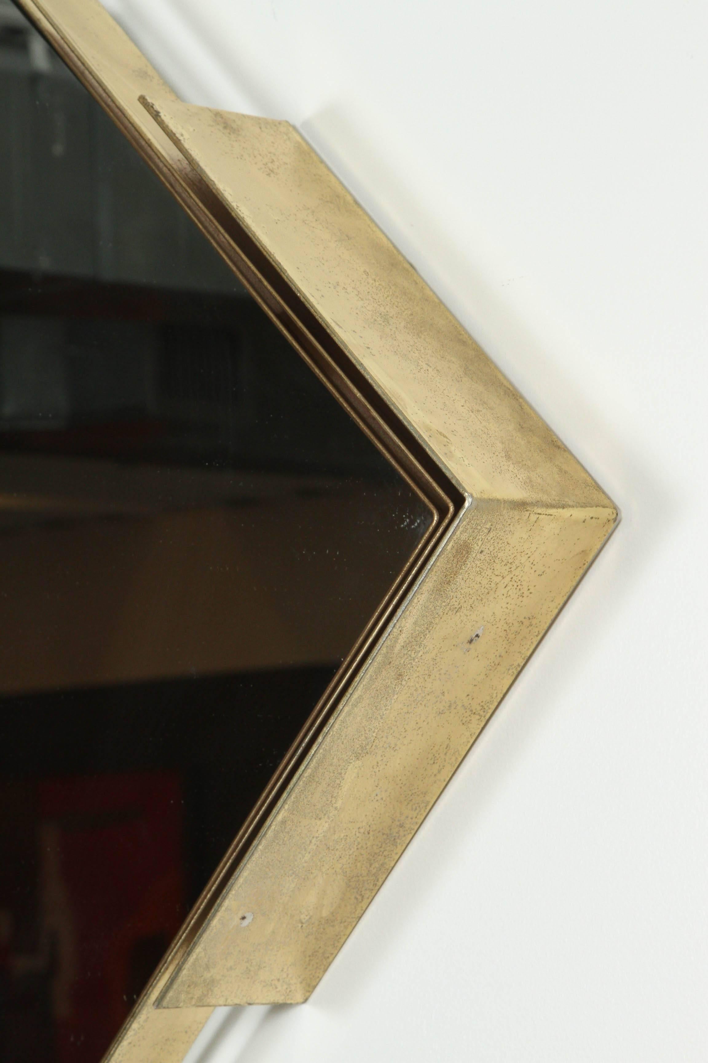 American Square Mirror by Curtis Jere