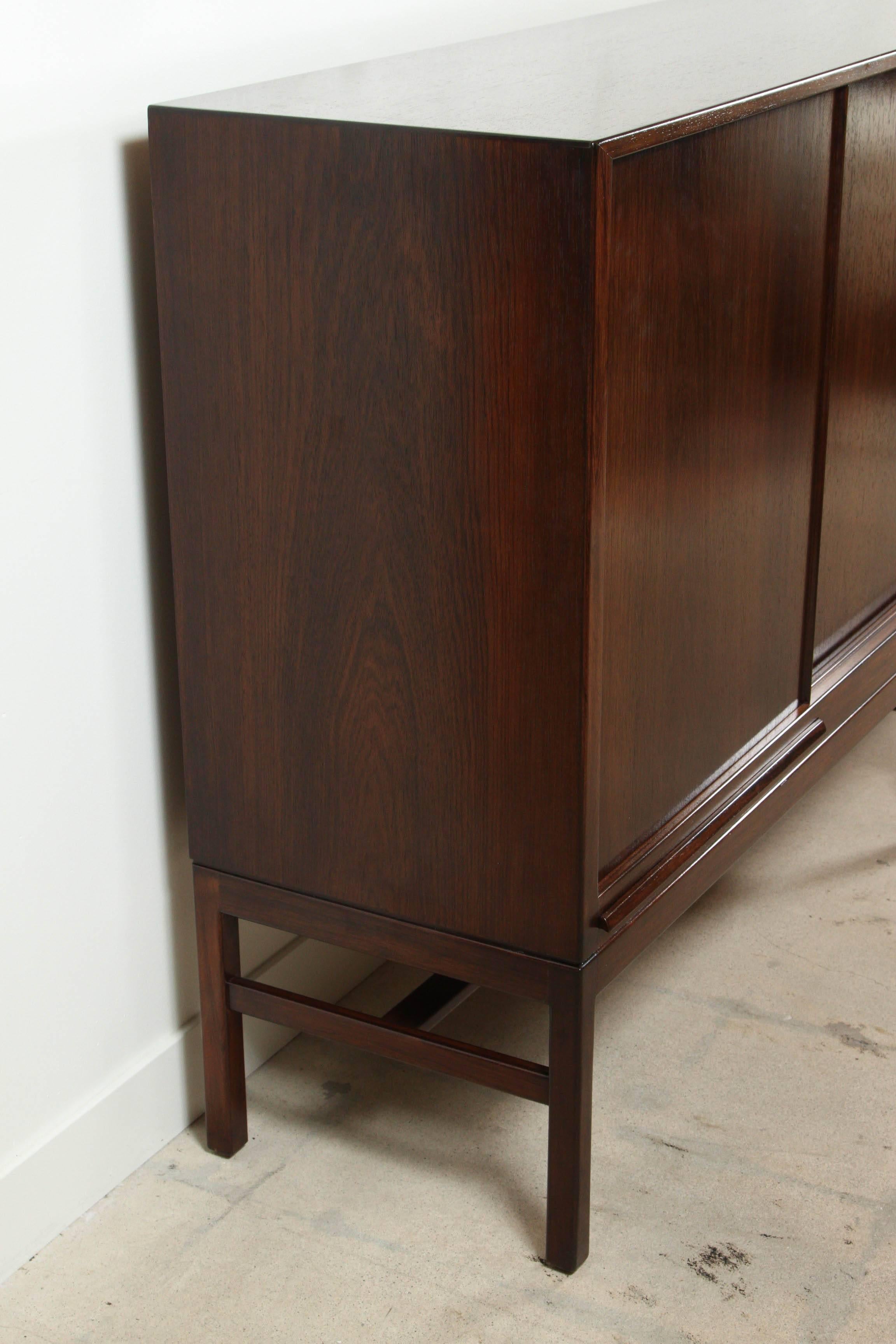 Tall Rosewood Credenza by Kurt Ostervig 1