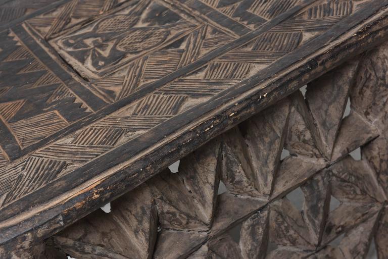 Stunning Nigerian Entrance Or Side Table Doubling As Jewelry Safe From Africa For Sale At 1stdibs