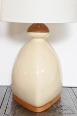 SALE!SALE! SALE! PR/Scandinavian Table Lamps Modernism, Beche Ceramic  and wood