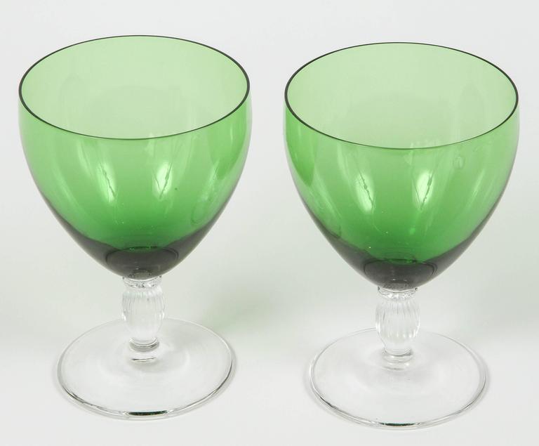 Vintage Green Glasses 58