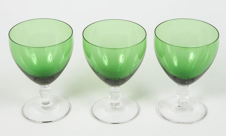 Vintage Green Glasses 28