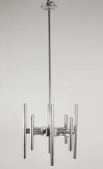 Sciolari Eight-Arm Chrome Chandelier