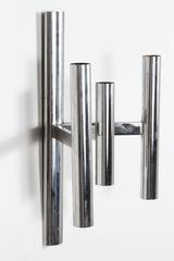 Pareja de Apliques Sciolari Cromados