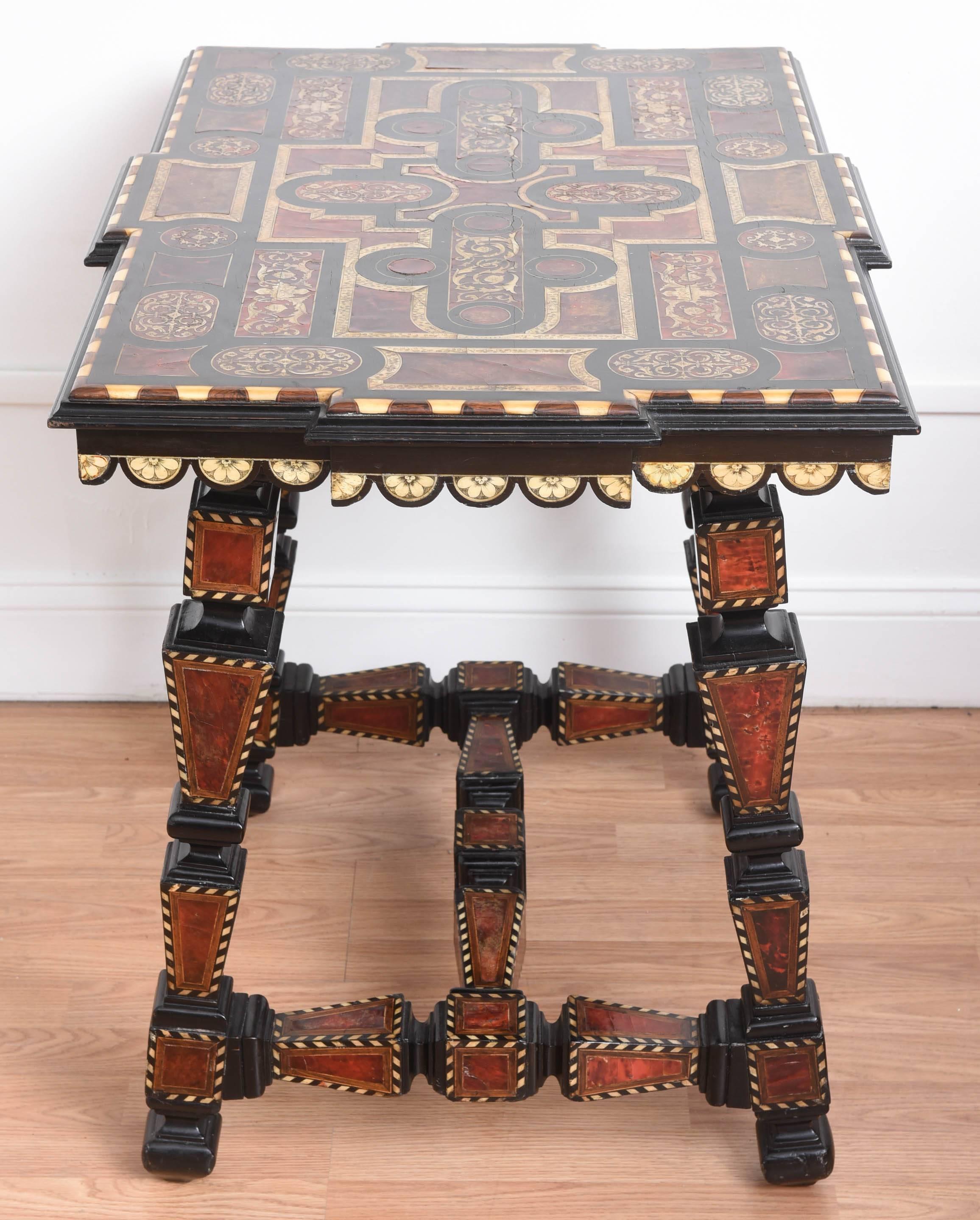 18th Century Beautiful 19th Century Italian Inlaid Side Table 