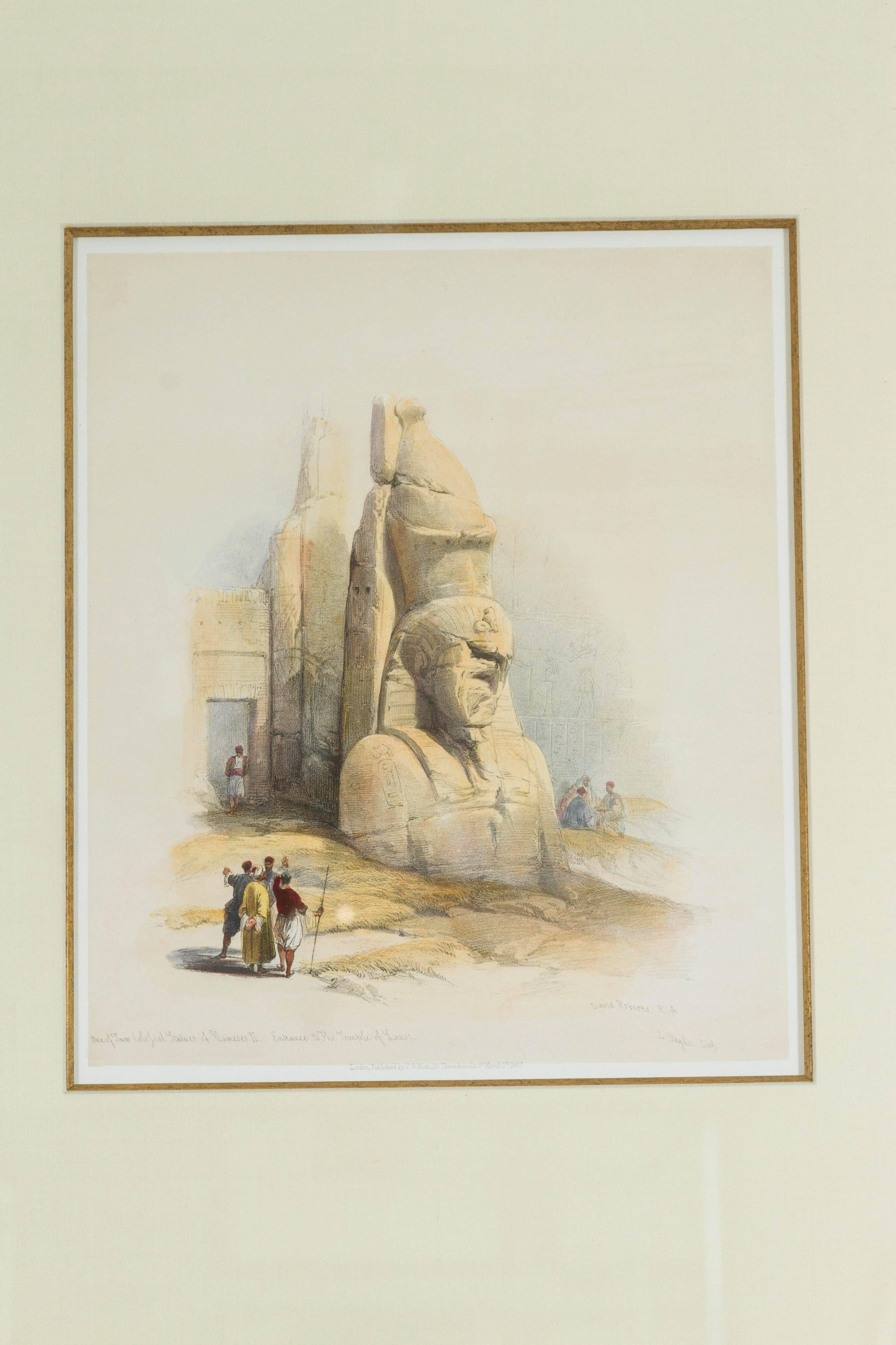 Set of Four David Roberts Lithographs  In Good Condition For Sale In Los Angeles, CA