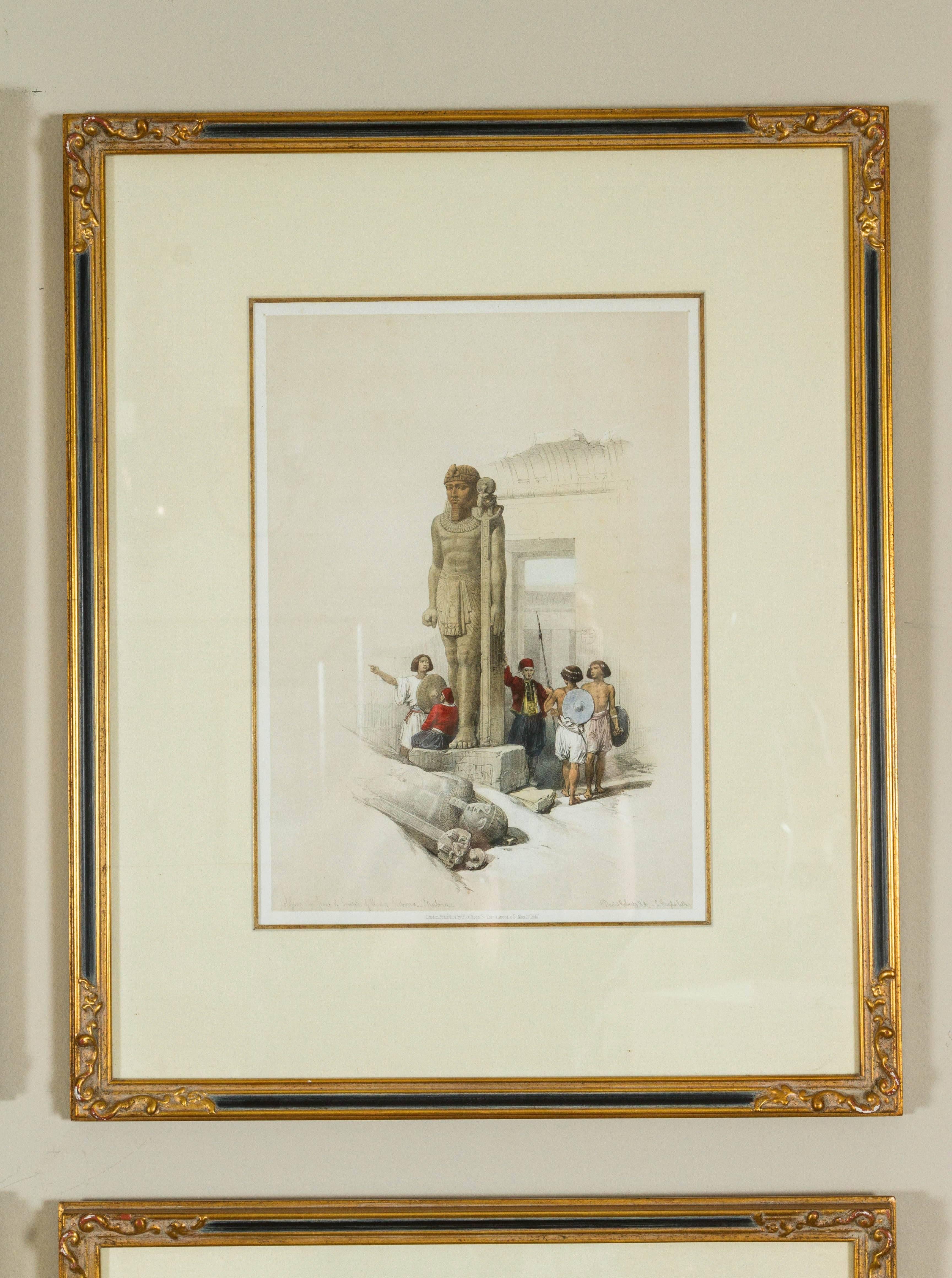 Set of Four David Roberts Lithographs  In Good Condition For Sale In Los Angeles, CA