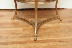 Round French Louis XVI Style Boulliotte Table