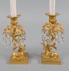 19th Century Gilt Candlesticks