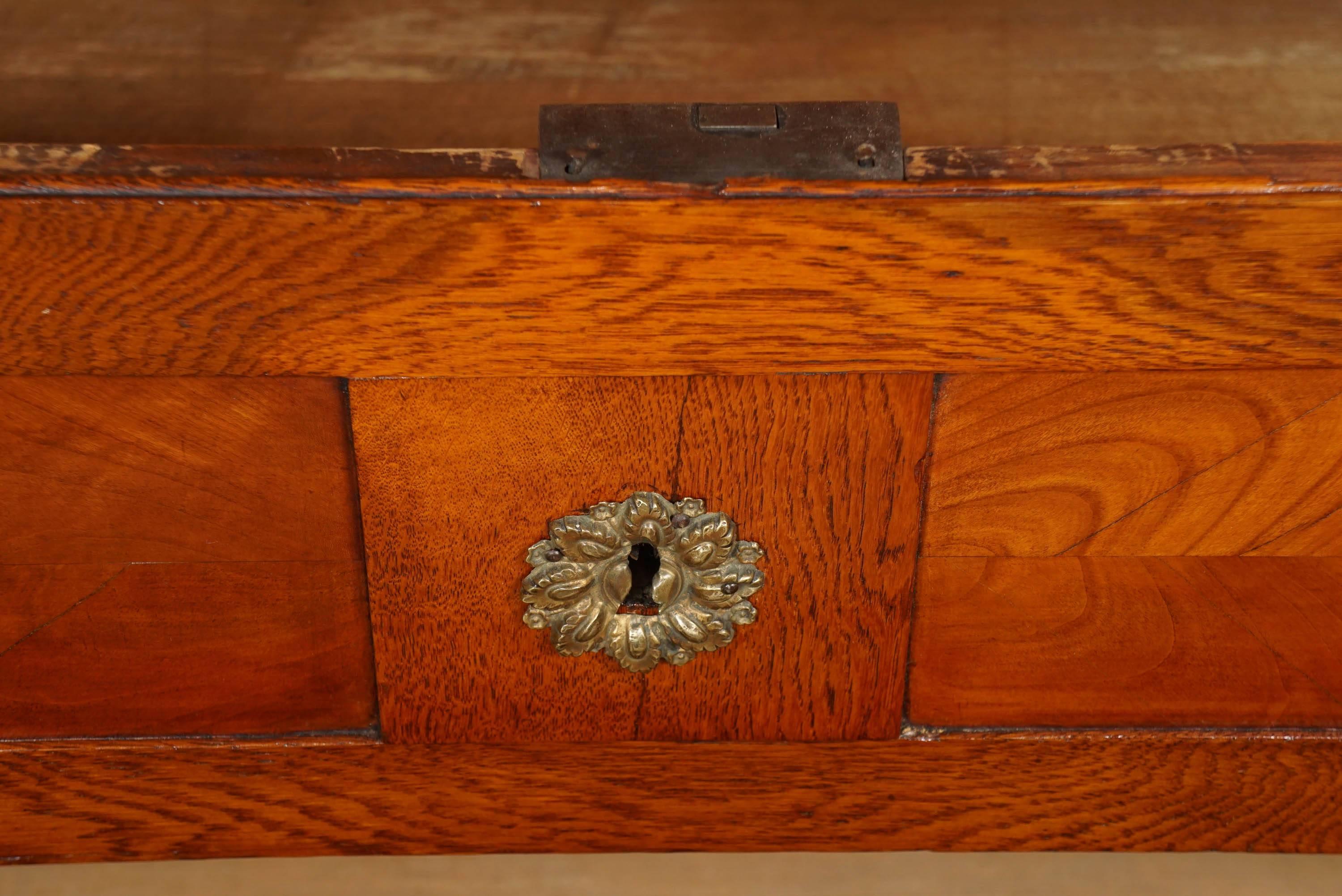 18th Century and Earlier Continental Parquetry Commode
