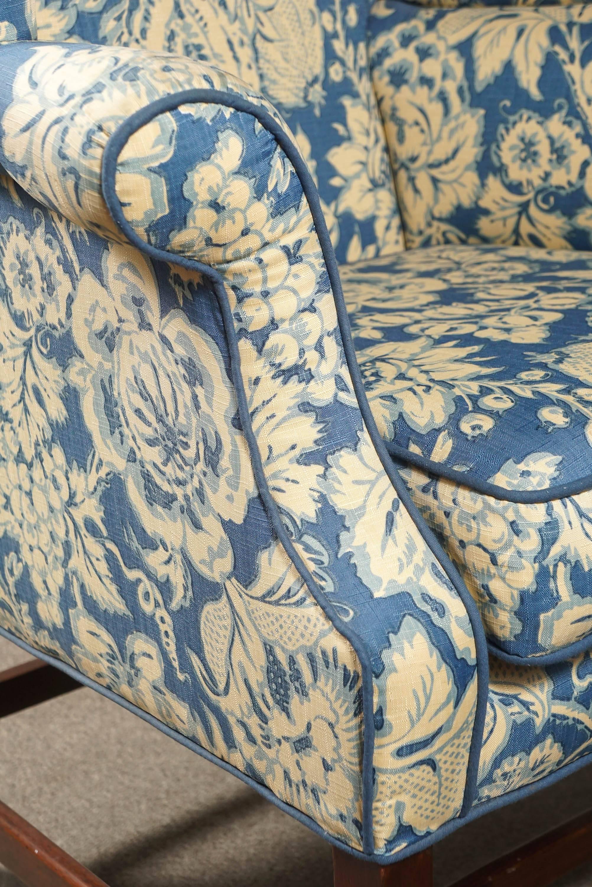 Upholstery George III Wingback Chair