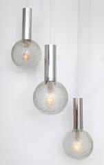 Three-Globed Pendant Light Fixture