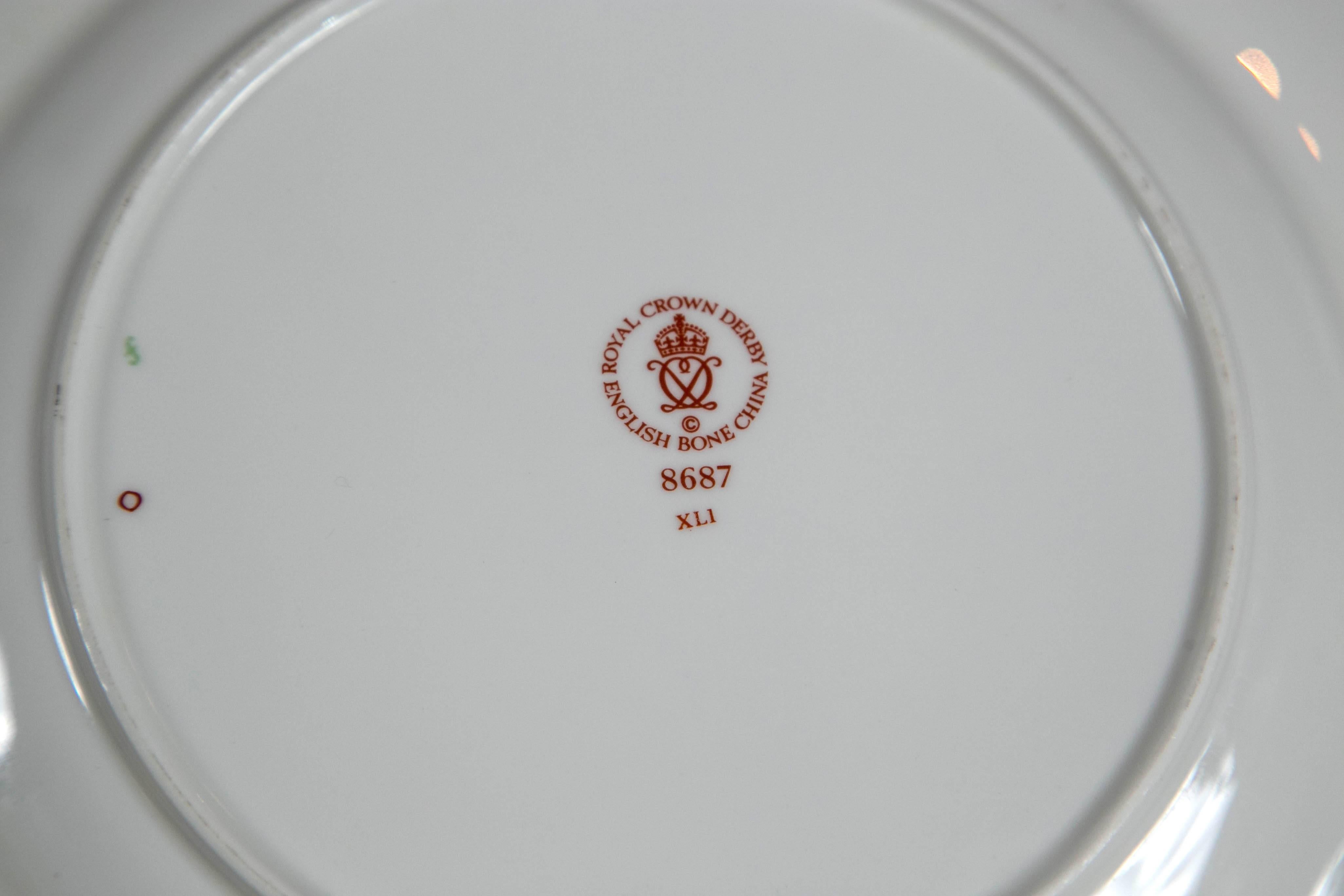 Chinese Export Monumental Service for 18 Royal Crown English Derby Bone China