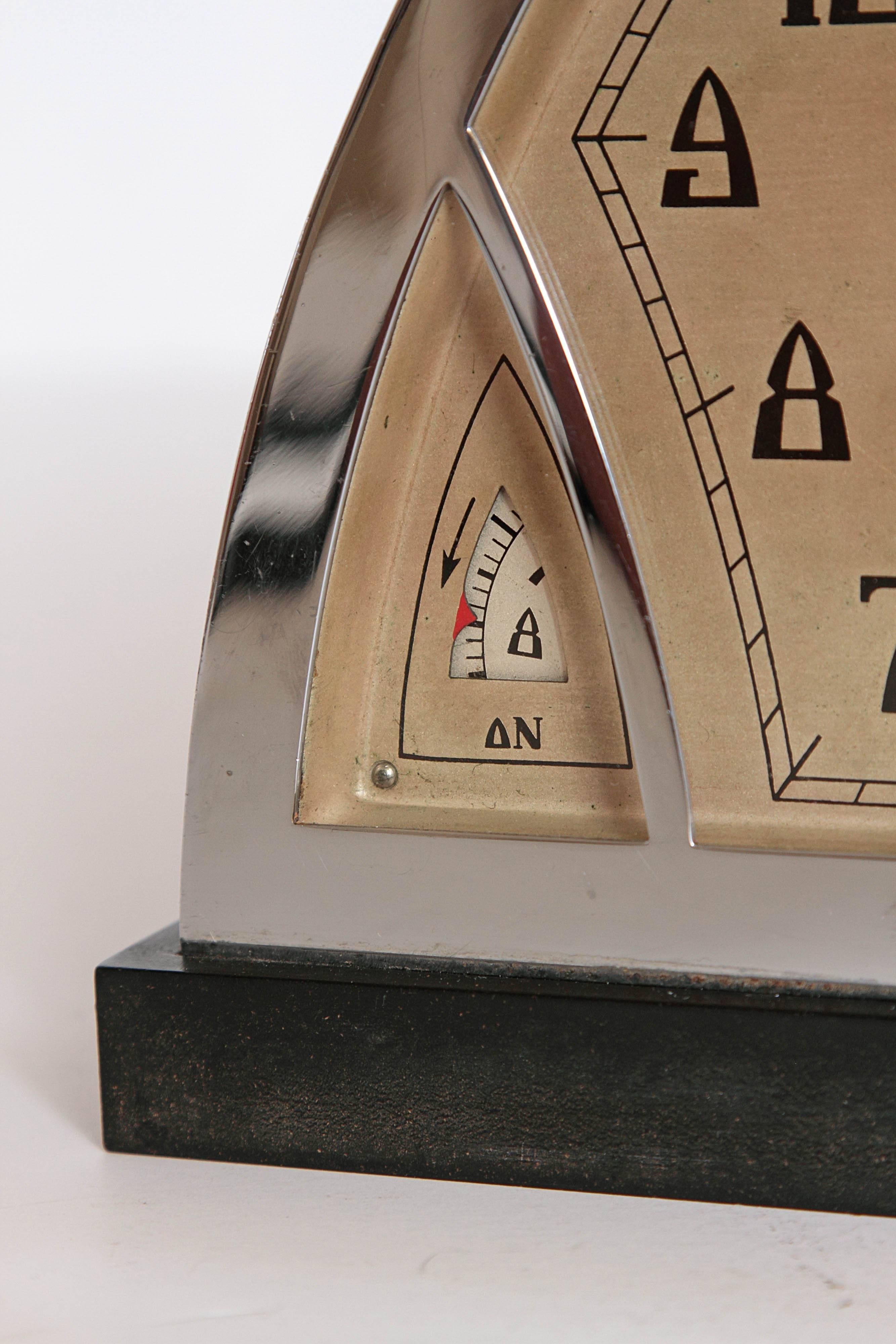 Iconic Patented Raymond Patten Hotpoint Art Deco Machine Age Slave Clock 4