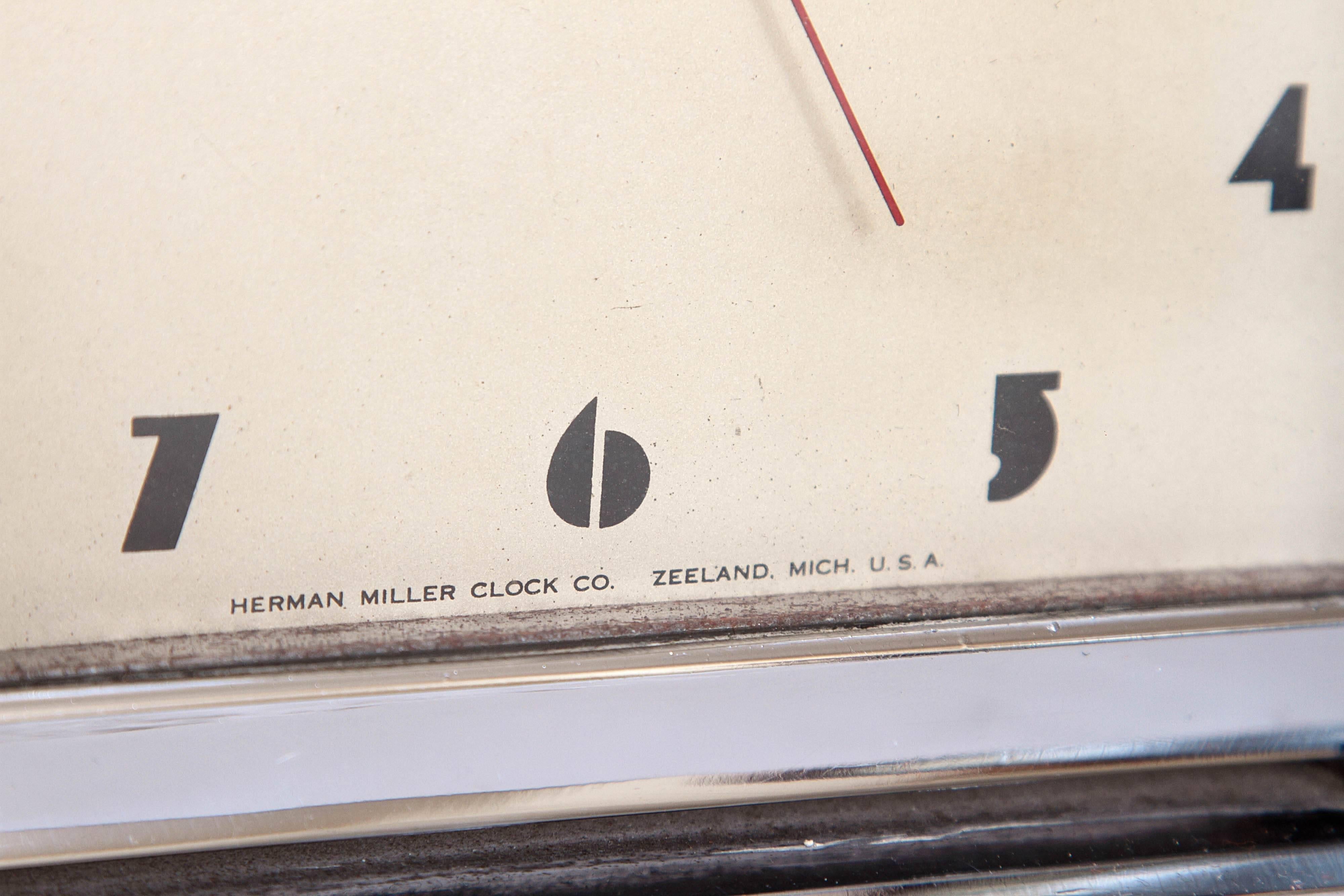 Gilbert Rohde for Herman Miller Original Working Machine Age Skyscraper Clock 4