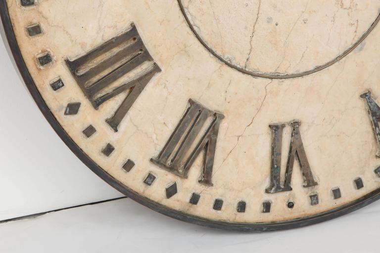 Marble Clock Face For Sale at 1stdibs